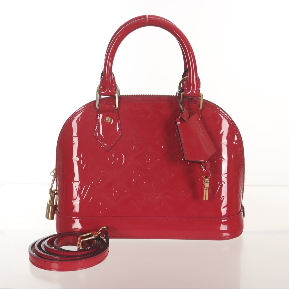 Louis Vuitton Alma BB Red Patent